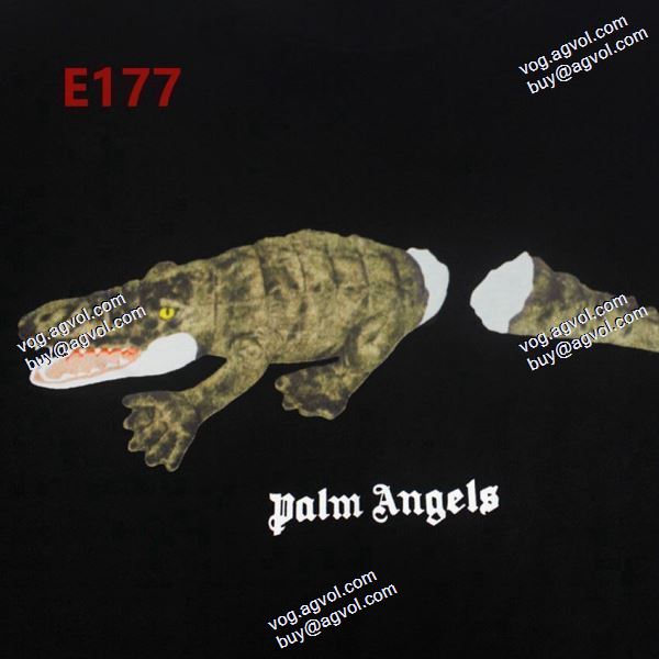 欧米韓流 パーム エンジェルス ブランド 偽物 通販 2020秋冬 Palm Angels 半袖Tシャツ 2色可選 クロコダイル半袖Tシャツ